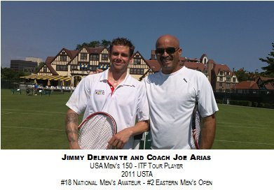 Jimmy Delevante and Coach Joe Arias